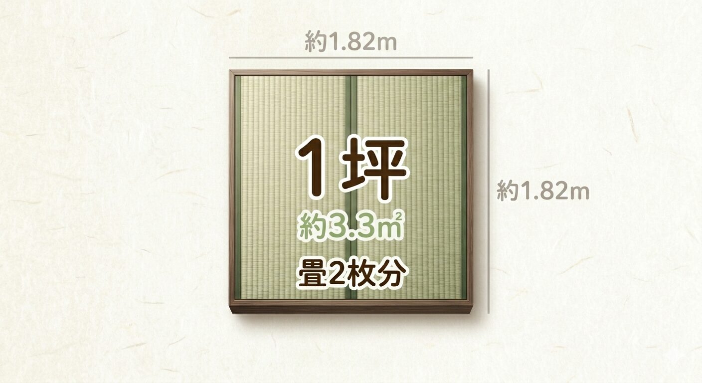 家の面積の坪とは？